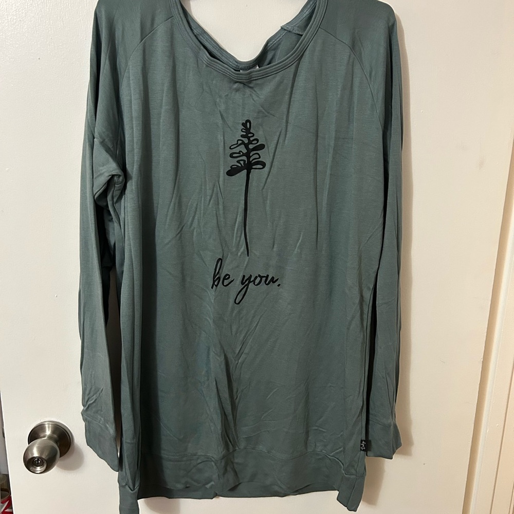 Blue/Green Long Sleeve Shirt